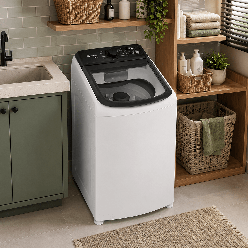 M&aacute;quina de Lavar Roupas Electrolux 12 kg 220V LET12 Branca, , large image number 2